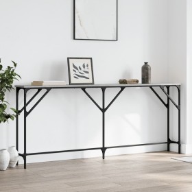 Mesa consola madera de ingeniería gris Sonoma 180x23x75 cm by , Side tables - Ref: Foro24-837770, Price: 54,93 €, Discount: %