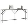 Mesa consola madera de ingeniería gris Sonoma 180x23x75 cm de , Mesas auxiliares - Ref: Foro24-837770, Precio: 52,27 €, Descu...