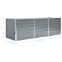 Arriate de jardín de acero galvanizado gris 240x80x77 cm de vidaXL, Maceteros y jardineras - Ref: Foro24-44840, Precio: 90,68...