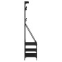 Perchero con zapatero negro 80x40x184 cm by , Dresser Organizers and Bar Hangers - Ref: Foro24-837862, Price: 54,90 €, Discou...