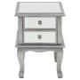 MDF and glass mirror bedside table 34.5x30x50 cm by vidaXL, Nightstands - Ref: Foro24-246658, Price: 135,97 €, Discount: %