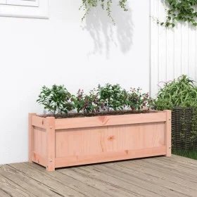Jardinera madera maciza Douglas 90x31x31 cm by , Pots and planters - Ref: Foro24-837455, Price: 48,29 €, Discount: %