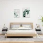 Nachttische mit LED-Lichtern, 2 Stück, in Grau Sonoma, 40x39x48,5 cm. von , Nachttische - Ref: Foro24-836795, Preis: 99,14 €,...