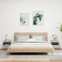 Nachttische mit LED-Lichtern, 2 Stück, in Grau Sonoma, 40x39x48,5 cm. von , Nachttische - Ref: Foro24-836795, Preis: 94,91 €,...