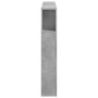 Betongraues LED-Kopfteil aus Holzwerkstoff, 140 x 18,5 x 103,5 cm von , Kopf- und Fußteile - Ref: Foro24-837347, Preis: 83,42...
