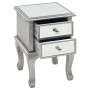 MDF and glass mirror bedside table 34.5x30x50 cm by vidaXL, Nightstands - Ref: Foro24-246658, Price: 135,97 €, Discount: %