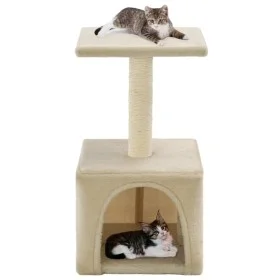 Cat scratching post with sisal post 55 cm beige by vidaXL, Cat furniture - Ref: Foro24-170539, Price: 30,59 €, Discount: %
