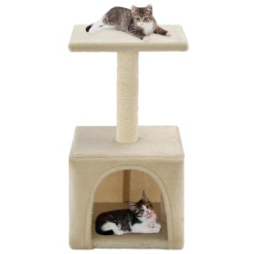 Katzenkratzbaum mit Sisalstamm 55 cm beige von vidaXL, Katzenmöbel - Ref: Foro24-170539, Preis: 31,22 €, Rabatt: %