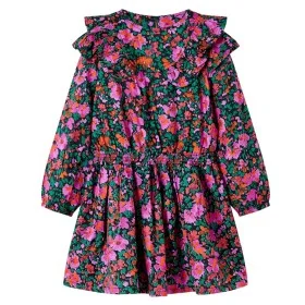 Kleid für Kinder mit langen Ärmeln in leuchtendem Rosa, Größe 116. von , Kinderkleider - Ref: Foro24-14476, Preis: 11,04 €, R...