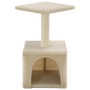 Katzenkratzbaum mit Sisalstamm 55 cm beige von vidaXL, Katzenmöbel - Ref: Foro24-170539, Preis: 31,22 €, Rabatt: %