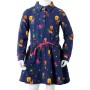 Kleid für Kinder mit langen Ärmeln, Marineblau, Größe 140. von , Kinderkleider - Ref: Foro24-13963, Preis: 15,13 €, Rabatt: %