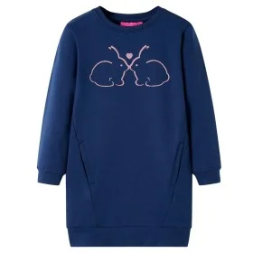 Vestido sudadera infantil azul marino 116 by , Children's dresses - Ref: Foro24-13781, Price: 15,19 €, Discount: %