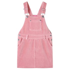 Kleid für Kinder aus hellrosa Cordstoff, Größe 128. von , Kinderkleider - Ref: Foro24-13902, Preis: 18,40 €, Rabatt: %