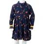 Kleid für Kinder mit langen Ärmeln in Marineblau, Größe 128. von , Kinderkleider - Ref: Foro24-13942, Preis: 15,71 €, Rabatt: %