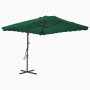 Gartenschirm mit Stahlstange 250x250 cm grün von vidaXL, Sonnenschirme - Ref: Foro24-44881, Preis: 128,01 €, Rabatt: %