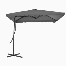 Gartenschirm mit Stahlstange 250x250 cm anthrazit von vidaXL, Sonnenschirme - Ref: Foro24-44883, Preis: 109,64 €, Rabatt: %
