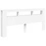 Kopfteil mit LED, weißem Holzwerkstoff, 220 x 18,5 x 103,5 cm von , Kopf- und Fußteile - Ref: Foro24-837372, Preis: 96,01 €, ...