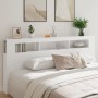 Kopfteil mit LED, weißem Holzwerkstoff, 220 x 18,5 x 103,5 cm von , Kopf- und Fußteile - Ref: Foro24-837372, Preis: 91,72 €, ...