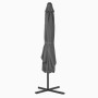 Gartenschirm mit Stahlstange 250x250 cm anthrazit von vidaXL, Sonnenschirme - Ref: Foro24-44883, Preis: 95,75 €, Rabatt: %