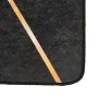 Waschbarer rutschfester Teppich in Schwarz und Gold 190x300 cm. von , Teppiche - Ref: Foro24-136619, Preis: 103,35 €, Rabatt: %