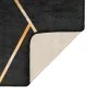 Waschbarer rutschfester Teppich in Schwarz und Gold 190x300 cm. von , Teppiche - Ref: Foro24-136619, Preis: 103,35 €, Rabatt: %