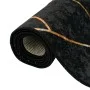Waschbarer rutschfester Teppich in Schwarz und Gold 190x300 cm. von , Teppiche - Ref: Foro24-136619, Preis: 103,35 €, Rabatt: %