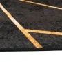Waschbarer rutschfester Teppich in Schwarz und Gold 190x300 cm. von , Teppiche - Ref: Foro24-136619, Preis: 103,35 €, Rabatt: %