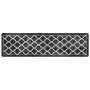Waschbarer rutschfester Teppich in Schwarz und Weiß, 80x300 cm. von , Teppiche - Ref: Foro24-136604, Preis: 38,72 €, Rabatt: %