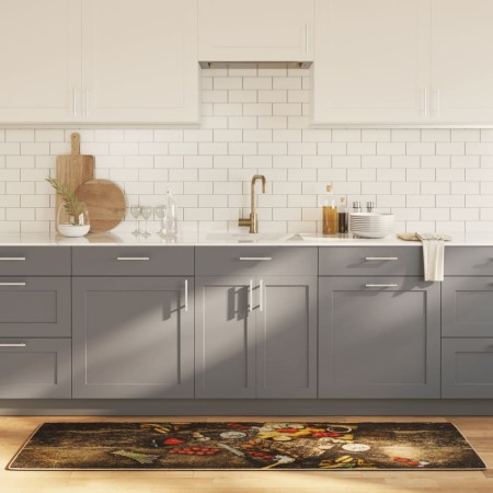 Waschbarer rutschfester Küchenteppich in Multicolor 60x180 cm. von , Teppiche - Ref: Foro24-136627, Preis: 26,95 €, Rabatt: %