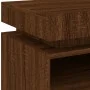 Nachttische mit LED-Lichtern, 2 Stück, Eiche Braun, 40x39x48,5cm. von , Nachttische - Ref: Foro24-836797, Preis: 124,15 €, Ra...