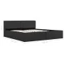 LED-Hydraulikbett aus dunkelgrauem Stoff, 160 x 200 cm von , Betten und Lattenroste - Ref: Foro24-285574, Preis: 365,13 €, Ra...
