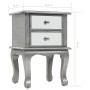 MDF and glass mirror bedside table 34.5x30x50 cm by vidaXL, Nightstands - Ref: Foro24-246658, Price: 135,97 €, Discount: %
