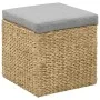 Conjunto de otomanas 2 piezas hierba marina gris de vidaXL, Otomanas - Ref: Foro24-246109, Precio: 94,78 €, Descuento: %