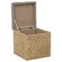 Gray Seagrass 2 Piece Ottoman Set by vidaXL, Ottomans - Ref: Foro24-246109, Price: 94,59 €, Discount: %