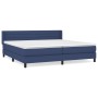 Boxspringbett mit blauer Stoffmatratze 200x200 cm von , Betten und Lattenroste - Ref: Foro24-3129823, Preis: 604,64 €, Rabatt: %