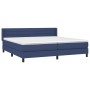 Boxspringbett mit blauer Stoffmatratze 200x200 cm von , Betten und Lattenroste - Ref: Foro24-3129823, Preis: 604,64 €, Rabatt: %