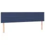 Box spring bed with blue fabric mattress 200x200 cm by , Beds and slatted bases - Ref: Foro24-3129823, Price: 594,76 €, Disco...