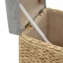 Conjunto de otomanas 2 piezas hierba marina gris de vidaXL, Otomanas - Ref: Foro24-246109, Precio: 94,78 €, Descuento: %
