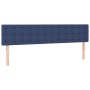 Box spring bed mattress and LED lights blue fabric 200x200 cm by , Beds and slatted bases - Ref: Foro24-3133507, Price: 595,0...