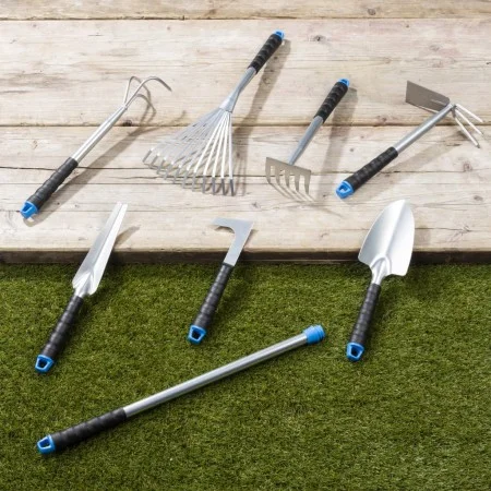 HI Set of 8 silver metal garden tools by HI, Garden tools - Ref: Foro24-423928, Price: 31,01 €, Discount: %