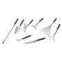 HI Set of 8 silver metal garden tools by HI, Garden tools - Ref: Foro24-423928, Price: 30,36 €, Discount: %