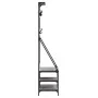 Sonoma gray coat rack with shoe rack 80x40x184 cm by , Dresser Organizers and Bar Hangers - Ref: Foro24-837865, Price: 76,42 ...