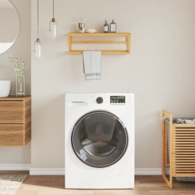 Towel rack with bamboo shelf 60x25x20 cm by , Towel racks - Ref: Foro24-373368, Price: 35,94 €, Discount: %