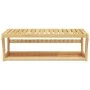 Towel rack with bamboo shelf 60x25x20 cm by , Towel racks - Ref: Foro24-373368, Price: 36,99 €, Discount: %