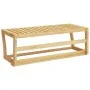 Towel rack with bamboo shelf 60x25x20 cm by , Towel racks - Ref: Foro24-373368, Price: 36,99 €, Discount: %