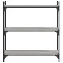 Sonoma gray engineered wood 3-shelf bookcase 80x30x86 cm by , Bookcases and shelves - Ref: Foro24-837670, Price: 48,00 €, Dis...