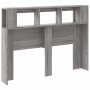 Cabecero LED madera ingeniería gris Sonoma 140x18,5x103,5 cm de , Cabeceros y pies de cama - Ref: Foro24-837349, Precio: 84,5...