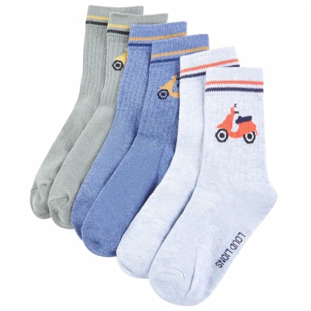 Kindersocken 5 Paar EU 23-26 von , Socken und Strumpfhosen für Kinder - Ref: Foro24-14702, Preis: 10,91 €, Rabatt: %