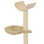 Katzenkratzbaum mit Sisalstange 105 cm beige von vidaXL, Katzenmöbel - Ref: Foro24-170625, Preis: 37,33 €, Rabatt: %