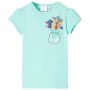 Hellmintfarbenes Kinder-T-Shirt 104 von , Kinder-T-Shirts - Ref: Foro24-11030, Preis: 8,32 €, Rabatt: %